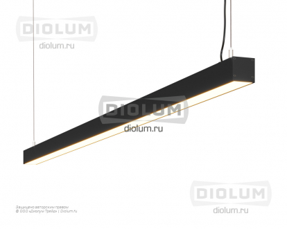 Подвесной светодиодный светильник LP33-1800 49Вт 4000К IP40 черный