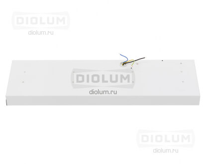 Светодиодный светильник 2х18 (595х180) 40Вт с БАП 2 часа 4000К призма IP40 фото 4