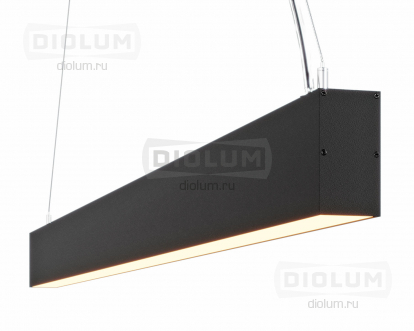 Подвесной линейный светодиодный светильник LP063-1000s 48Вт 4000К IP40 черный