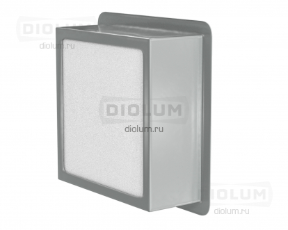 Светодиодный светильник Грильято Домино х3 100х100 20Вт 3000К IP20 серый фото 3