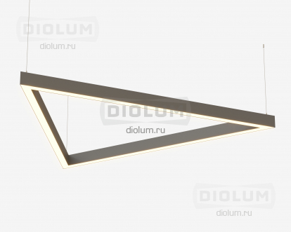 Светодиодный светильник LP85-TRIX-1400 108Вт 4000К серый