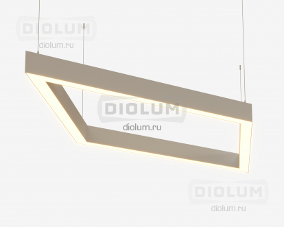 Светодиодный светильник LP85-ROMBI-900 90Вт 4000К белый