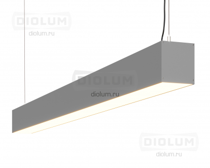 Подвесной светодиодный светильник LP87-1500 41Вт 3000К IP40 серый фото 1