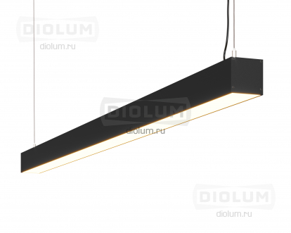 Подвесной светодиодный светильник LP55-500s 26Вт 3000К IP40 черный фото 1