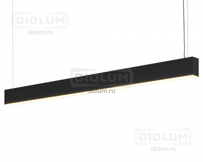 Подвесной светодиодный светильник LP85-1500 41Вт 4000К IP40 черный фото 2
