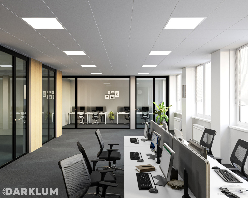 Светодиодный светильник Ecophon Dg 600х600 38Вт SL 5000К опал IP40 фото 3