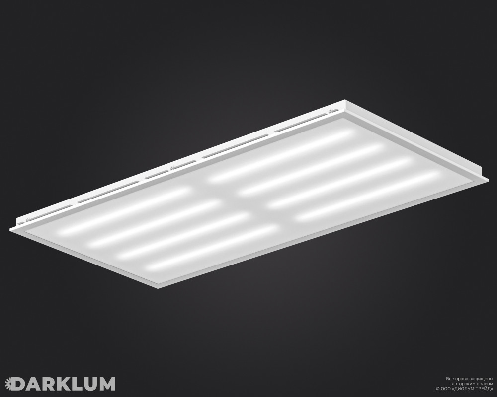 Светодиодный светильник Ecophon Dg 1200х600 70Вт 4000К опал IP40 фото 1