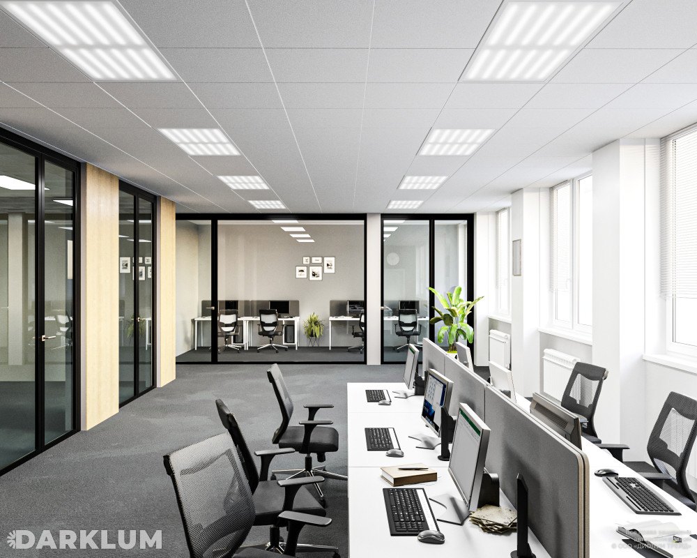 Светодиодный светильник Ecophon Dg 1200х600 105Вт 4000К опал IP40 фото 3