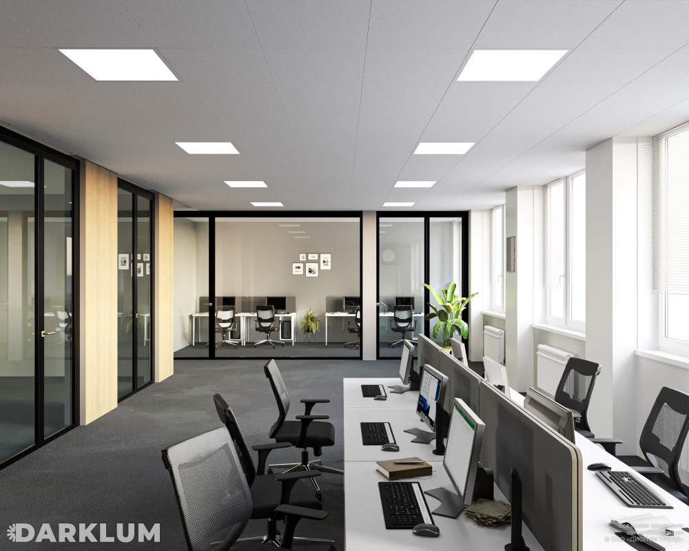 Светодиодный светильник  Ecophon Ds 600х600 38Вт SL 4000К опал IP40 фото 3