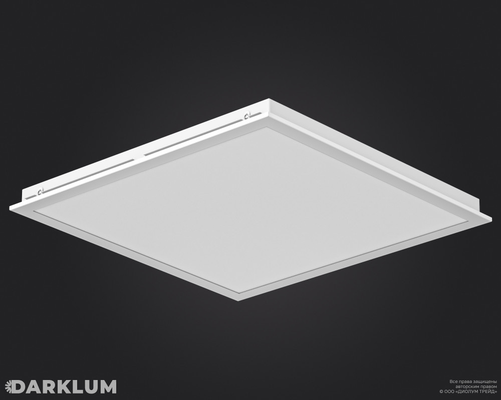 Светодиодный светильник  Ecophon Ds 600х600 35Вт с БАП 2 часа 4000К опал IP40 фото 2