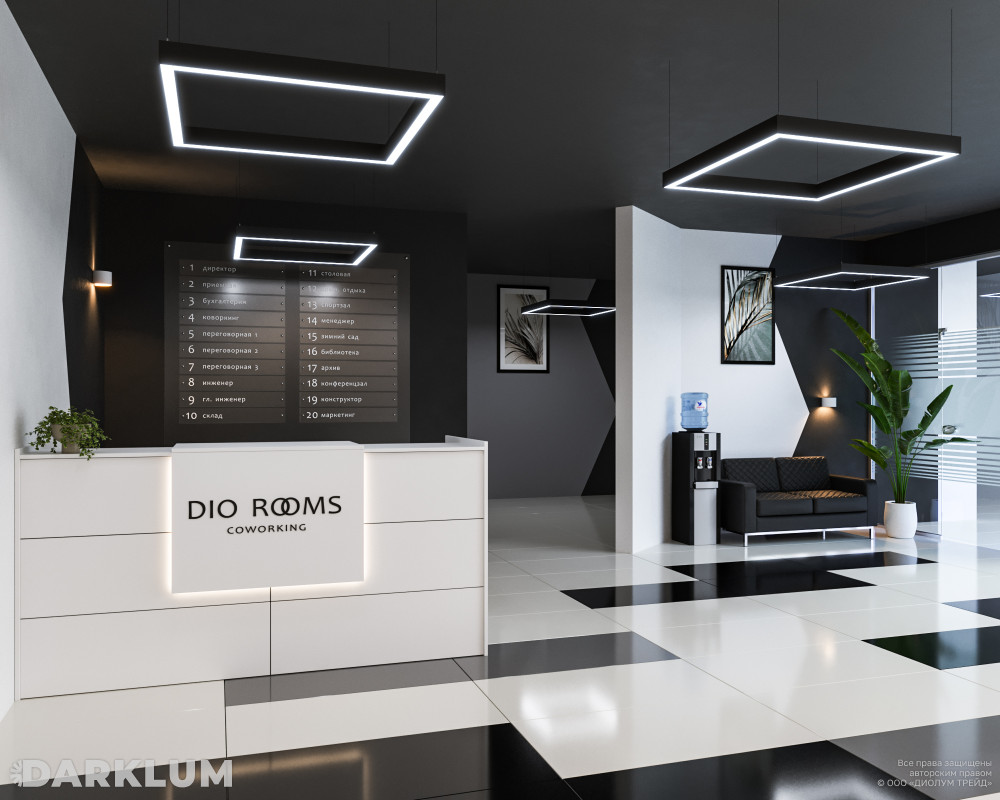 Подвесной светодиодный светильник LP85-FRAME-Q-1500 162Вт 5000К черный фото 3