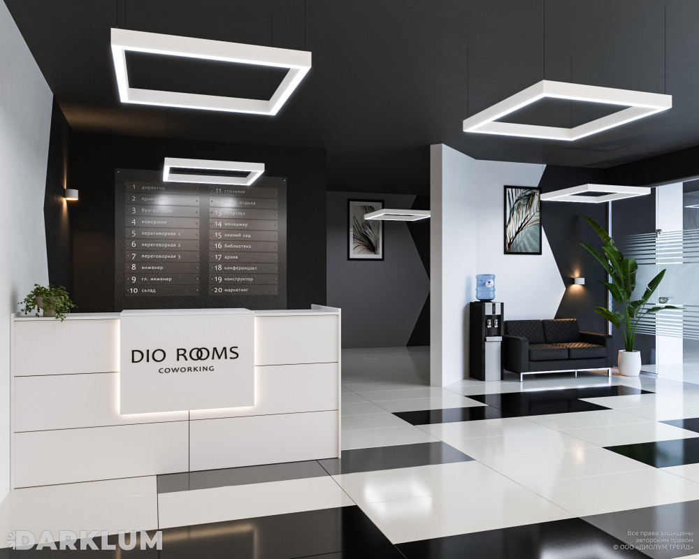 Подвесной светодиодный светильник LP85-FRAME-Q-1800 194Вт 4000К белый фото 3