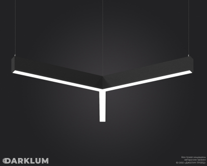 Подвесной светодиодный светильник LP85-TRIOLA-1100 92Вт 5000К черный