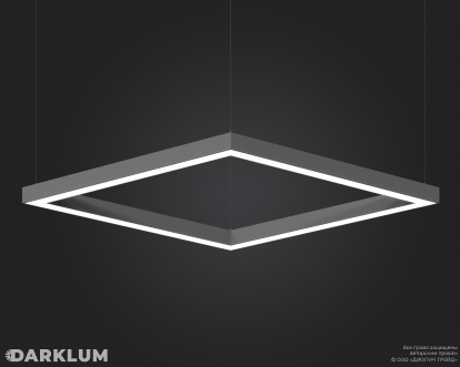 Подвесной светодиодный светильник LP85-ROMBI-300 28Вт 4000К серый