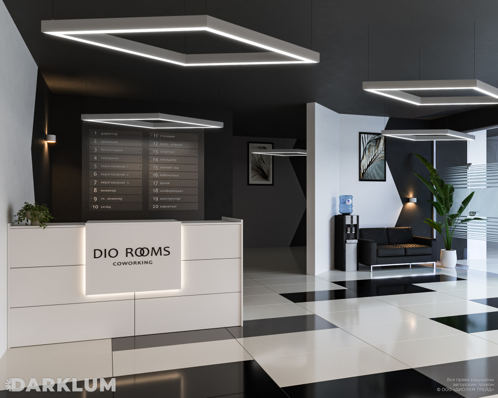 Подвесной светодиодный светильник LP85-ROMBI-300 28Вт 4000К серый фото 3