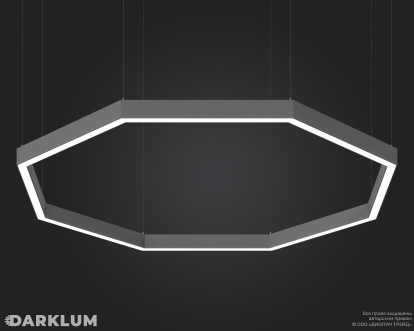 Подвесной светодиодный светильник LP85-ARENA8-750 158Вт 3000К серый