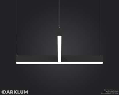 Подвесной светодиодный светильник LP85-BEND-T-360 14Вт 3000К черный