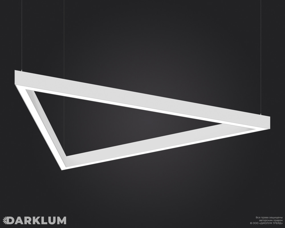 Подвесной светодиодный светильник LP85-TRIX-1600 125Вт 3000К белый фото 2