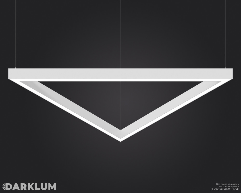 Подвесной светодиодный светильник LP85-TRIX-1600 125Вт 3000К белый фото 1